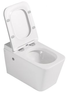 Подвесной унитаз ABBER Rechteck AC1202P с импульсным смывом белый